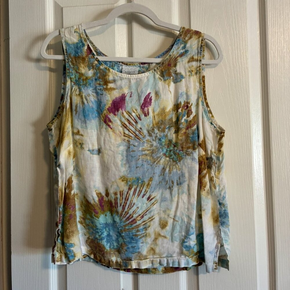 Click tie dye tank